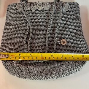 Preloved super mini ‘The Sal’ snap button tote